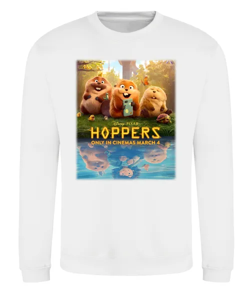 Свитшот Hoppers poster Белый фото