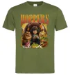 Мужская футболка Стрибунці персонажі Оливковый фото