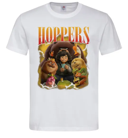 Мужская футболка Стрибунці персонажі Белый фото