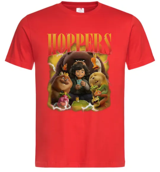 Мужская футболка Стрибунці персонажі Красный фото