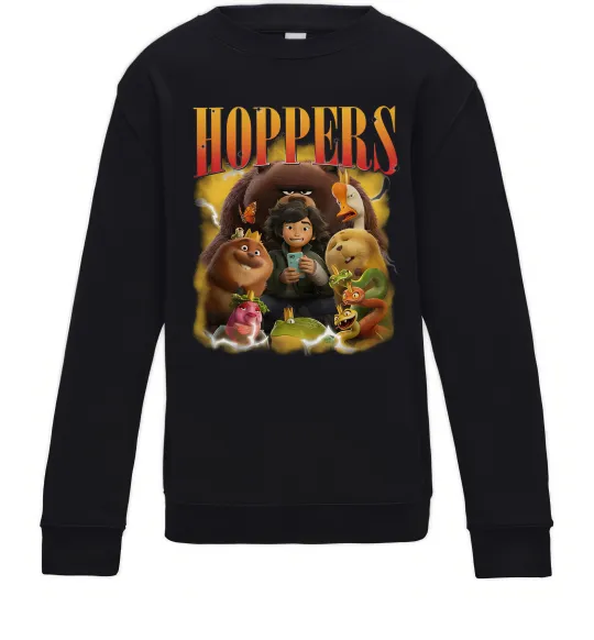 Детский Свитшот Стрибунці персонажі Черный фото