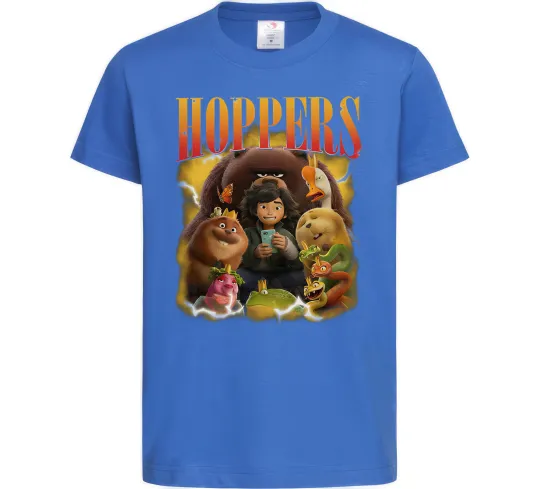 Детская футболка Стрибунці персонажі Ярко-синий фото