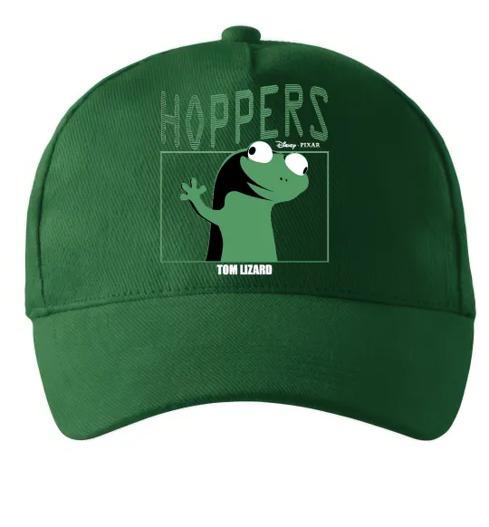 Кепка Tom Lizard meme Hoppers Темно-зеленый фото