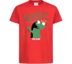 Детская футболка Tom Lizard meme Hoppers Красный фото