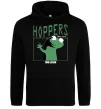 Мужская толстовка (худи) Tom Lizard meme Hoppers Черный фото
