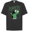 Футболка Оверсайз Tom Lizard meme Hoppers Черный фото