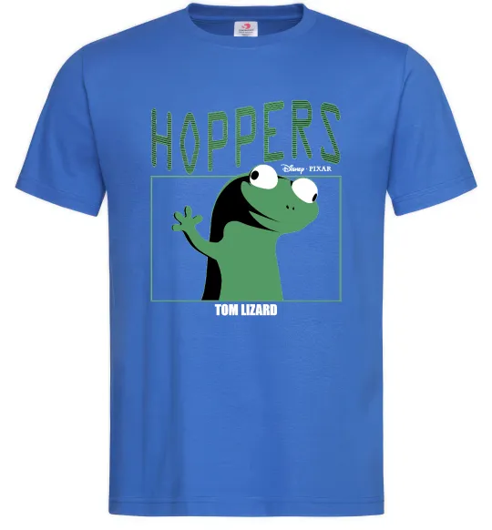 Мужская футболка Tom Lizard meme Hoppers Ярко-синий фото