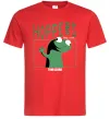 Мужская футболка Tom Lizard meme Hoppers Красный фото