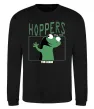 Свитшот Tom Lizard meme Hoppers Черный фото
