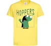 Детская футболка Tom Lizard meme Hoppers Лимонный фото