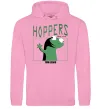 Мужская толстовка (худи) Tom Lizard meme Hoppers Розовый фото