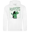 Мужская толстовка (худи) Tom Lizard meme Hoppers Белый фото