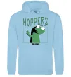 Женская толстовка (худи) Tom Lizard meme Hoppers Голубой фото
