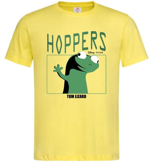 Мужская футболка Tom Lizard meme Hoppers Лимонный фото