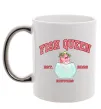 Чашка с цветной ручкой Fish Queen Hoppers Серебро фото