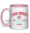 Чашка с цветной ручкой Fish Queen Hoppers Нежно розовый фото