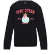 Детский Свитшот Fish Queen Hoppers Черный фото
