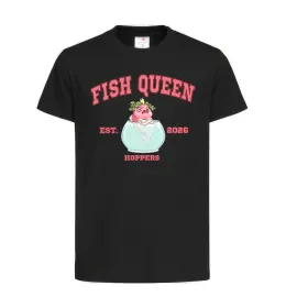 Дитяча футболка Fish Queen Hoppers Чорний фото