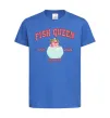 Детская футболка Fish Queen Hoppers Ярко-синий фото