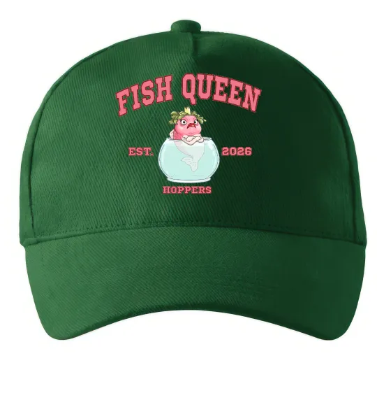 Кепка Fish Queen Hoppers Темно-зеленый фото