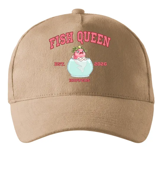 Кепка Fish Queen Hoppers Песочный фото