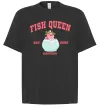 Футболка Оверсайз Fish Queen Hoppers Черный фото