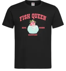 Мужская футболка Fish Queen Hoppers Черный фото