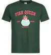 Мужская футболка Fish Queen Hoppers Темно-зеленый фото