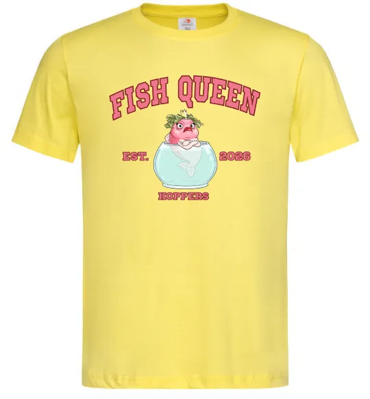 Мужская футболка Fish Queen Hoppers Лимонный фото