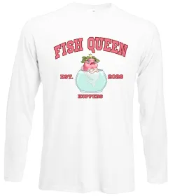 Лонгслив Fish Queen Hoppers Белый фото