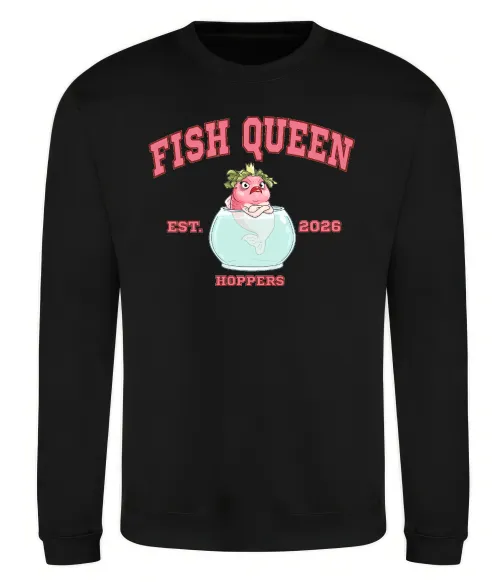 Свитшот Fish Queen Hoppers Черный фото