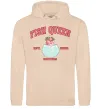 Мужская толстовка (худи) Fish Queen Hoppers Песочный фото