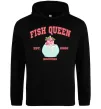 Женская толстовка (худи) Fish Queen Hoppers Черный фото