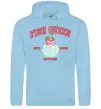 Женская толстовка (худи) Fish Queen Hoppers Голубой фото