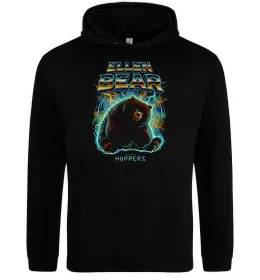 Мужская толстовка (худи) Ellen Bear Hoppers Черный фото