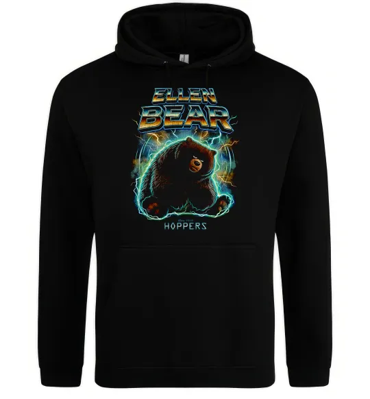 Женская толстовка (худи) Ellen Bear Hoppers Черный фото