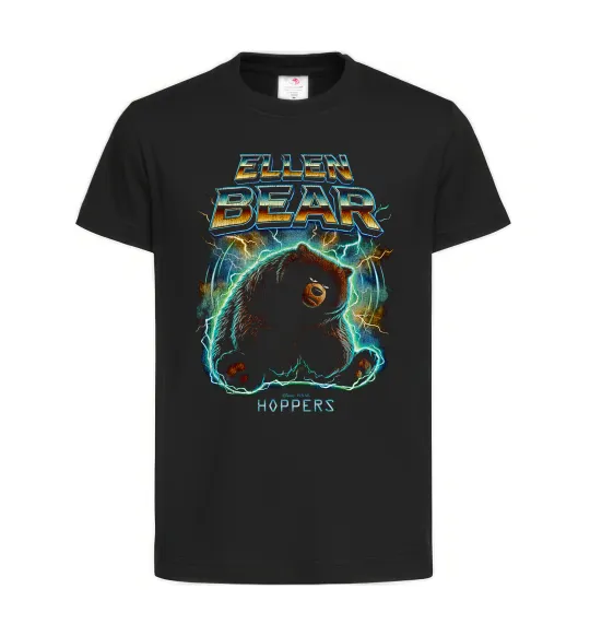 Детская футболка Ellen Bear Hoppers Черный фото