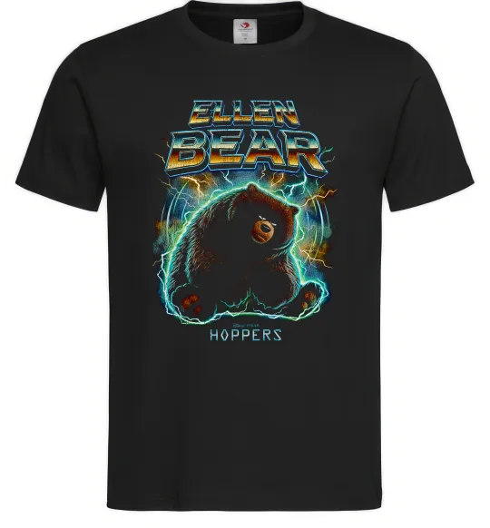 Мужская футболка Ellen Bear Hoppers Черный фото