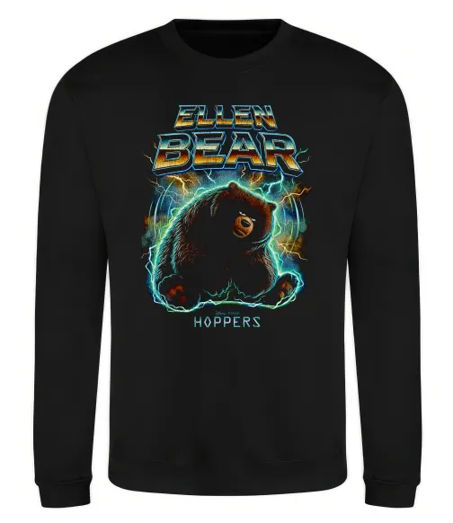 Свитшот Ellen Bear Hoppers Черный фото