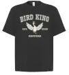 Футболка Оверсайз Bird King Черный фото