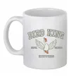 Чашка керамическая Bird King Белый фото