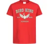 Детская футболка Bird King Красный фото