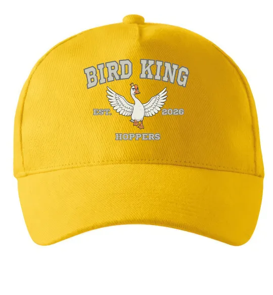 Кепка Bird King Солнечно желтый фото