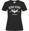 Женская футболка Bird King Черный фото