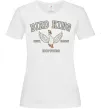 Женская футболка Bird King Белый фото