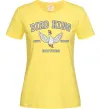 Женская футболка Bird King Лимонный фото
