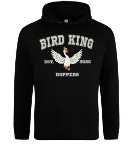 Мужская толстовка (худи) Bird King Черный фото