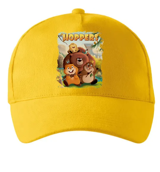 Кепка Hoppers art Солнечно желтый фото