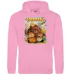 Женская толстовка (худи) Hoppers art Розовый фото