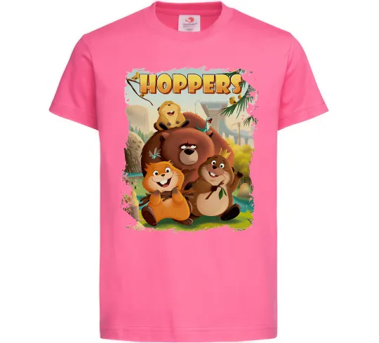 Детская футболка Hoppers art Ярко-розовый фото